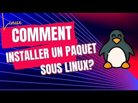 Comment installer un paquet sous linux?
