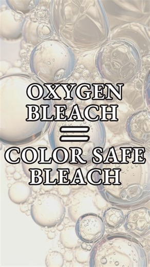 Oxygen bleach is the only bleach that belongs in your laundry routine. It lifts stains, whitens and brightens, without changing the color of your clothes, which is why it is called color safe bleach. I tested this with two stubborn, colorful stains, mustard and tomato sauce. After a soak in hot water with powdered oxygen bleach, the stain color disappeared while the fabric color stayed exactly the same. Chlorine bleach plays by different rules. It is an aggressive oxidizer. Yes, it removes stain