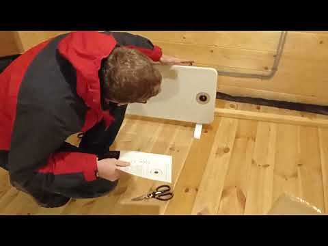 Setting up electriQ EPHAL2000w panel heaters in the log cabin and controlling through the app!