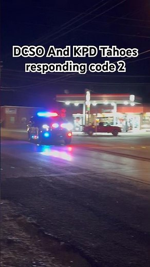 DCSO and KPD Tahoes responding code 2 #response #krumpd #dentoncountyso