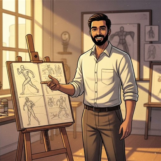 gesture lines and impled lines😍|Tamil #gesture #aet #drawing #painting #arttutorial