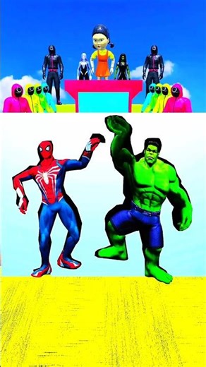 Body Symbol Game with Spider-man and Hulk - Funny Animation #funny #animation #memes