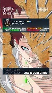 GAARA'S TRUE MONSTER REALITY SHAW'S UP ON FOREST OF DEATH 🤯🔥