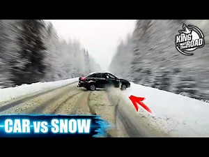 Car ice Sliding crash 2021. #3 Winter weather. No brakes