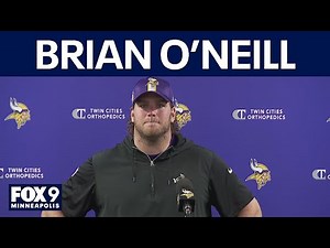 Brian O'Neill talks Vikings being back at offseason workouts [FULL PRESSER]