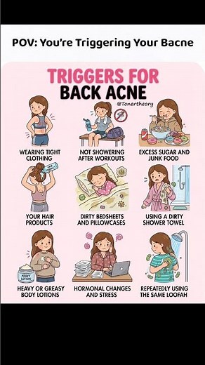 9 Hidden Triggers Causing Back Acne