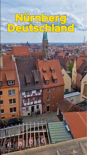 Breathtaking Panorama of Nuremberg from Kaiserburg Castle #Nürnberg #germany #nuremberg #panorama
