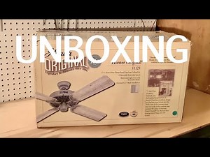 Unboxing: Hunter "Original" Ceiling Fan | NEW 2021 Model