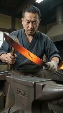 🔥 Forging an Authentic Japanese Katana From Scratch | Epic Blacksmith Timelapse ⚔️
