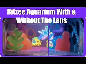 Spin Master Bitzee Aquarium Comparison With & Without the Lens! #bitzee #bitzeeaquarium #howitworks
