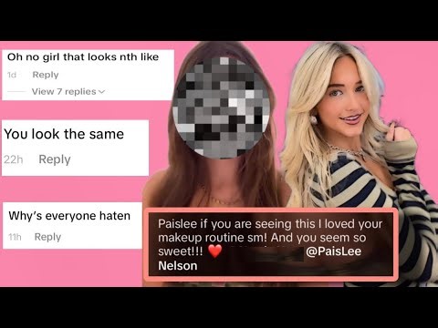 SHE WAS MADE FUN OF BECAUSE SHE COPIED PAISLEE NELSON’S MAKEUP ROUTINE!!