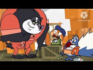 Cartoon network Check It 3.0 Sign Off Scaredy Squirrel and Dave Screaming