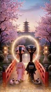 【提示詞大全】🎯雙蛇戀曲：櫻花橋上的約定
