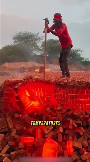 How Bricks Are Made With Underground Fire #facts #bricks