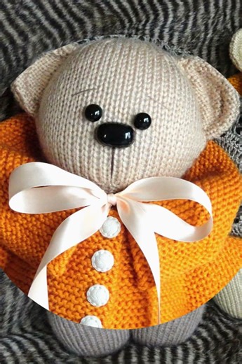 Knitting Pattern Teddy Bear