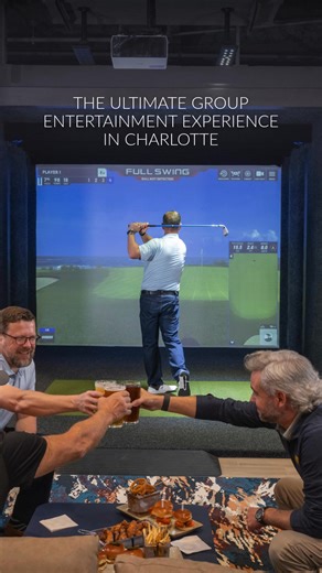 Perfect for parties, team building, and social events—discover the new Dunbar Social at The Ballantyne, Charlotte. | Dunbar Social by Topgolf Swing Suite