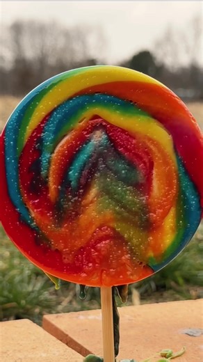 Satisfying ASMR Lollipop melt #asmr #satisfying | Satisfying