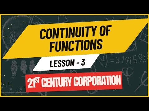 Continuity of Functions (Calculus for Beginners) | Engineering Mathematics for Beginners