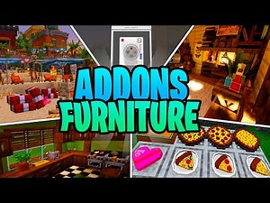 👉 Top 5 Addons de Furniture para Minecraft Bedrock & PE 1.21 (¡Imprescindibles!)