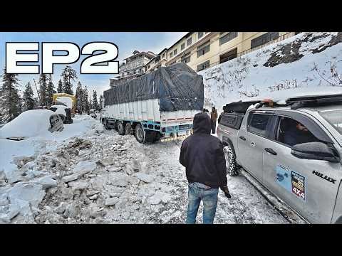 Hilux Pulls a 35-Ton Loaded Truck | A Near Disaster | Winter Spiti 2026 EP2