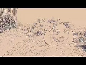 Finding Nemo barracuda starch