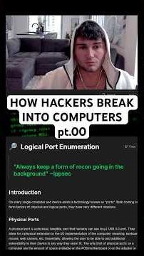 HOW HACKERS BREAK INTO COMPUTERS pt. 00 #motivation #cybersecurity #hacking #shorts #cyber #coding