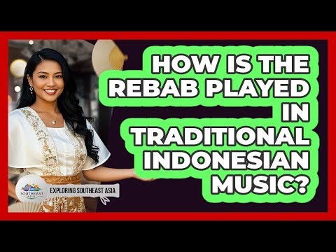 How is the rebab played in traditional Indonesian music?