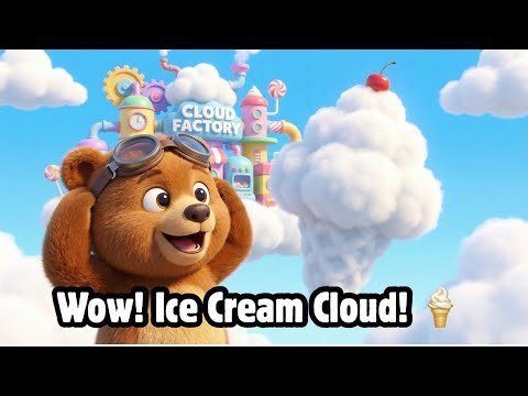 The Little Bear's Cloud Factory - Bedtime Story for Toddlers #littleorbittales