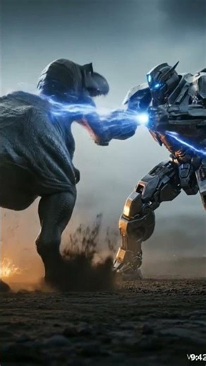 🦖 Giant Robot vs Dinosaur – The Ultimate Battle! 🤖🔥 | Watch Till the End!