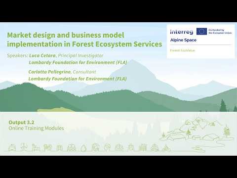 ForestEcoValue | Output 3.2 - Market design and business model in Forest Ecosystem Services