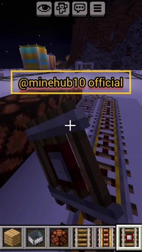 train light in minecraft #minecraft #gaming