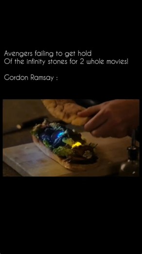 Thanos reacts to Gordon Ramsay cooking infinity stones! #gordonramsay #thanos #asmr #cooking