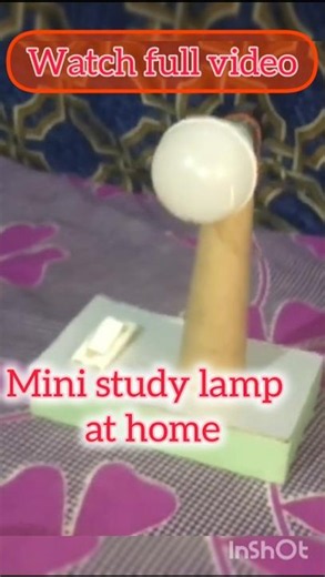 mini study lamp for exam preparation | #amazing #studylamp #lamp #diy