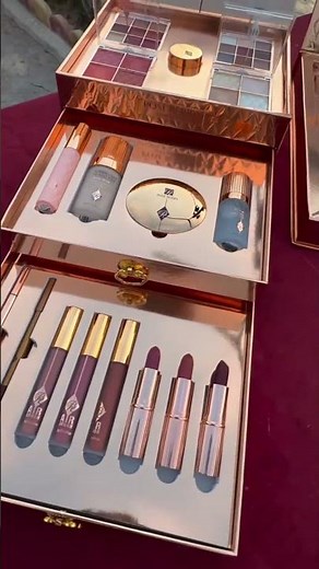 Rose Beauty Professional Big Makeup Kit Unboxing Review 💖 | Luxury Makeup Vanity #byrdiebeauty #yt