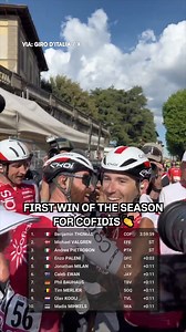 Celebrating the first win of the season 🙌 #giroditalia | NBC Sports Cycling