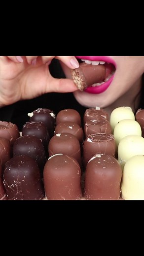 chocolate #tiktokfood #asmr #chocolate #marshmallow #icecream