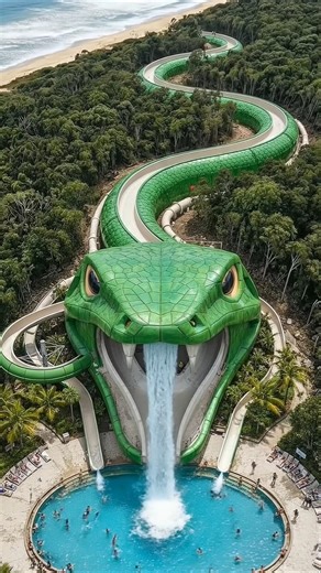 Built the Biggest Cobra Water Park in the Middle of the Jungle! 🐍🏝️