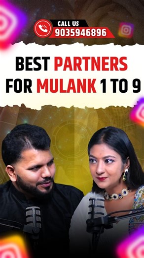 💞 Best Partners for Mulank 1 to 9 — Find Your Perfect Match! Kya aap janna chahte hain ki aapke Mulank ke according kaun sa partner aapke liye truly compatible hai? Is video me humne reveal kiya hai best partner combinations jo love, harmony & long-term stability lekar aate hain. Agar aap relationship confusion me ho, ye video aapka doubt clear kar dega! 💫 📺 Full video on YouTube: @innerhealingswithpooja 📲 Instagram par daily numerology tips, remedies & yantra guidance ke liye follow karein.