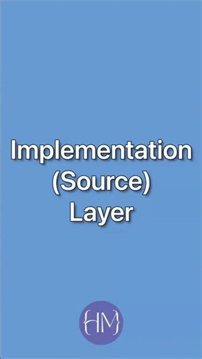 Follow these two important layers of separation!