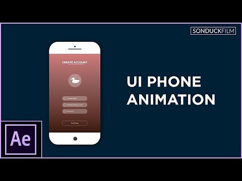 After Effects Tutorial: UI Phone App Animation - Motion Graphics