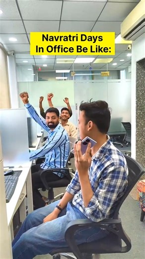 Navratri Days in Office Be Like | Vibes Completely Change | #navratri #navratri2026 #viralreels
