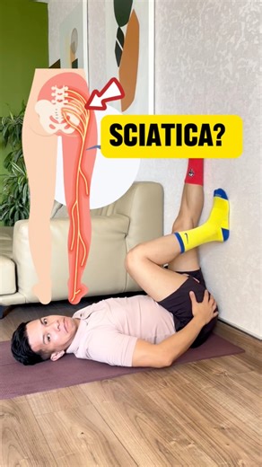 Do these simple, doable exercises to help ease sciatica symptoms. Just a few minutes a day can reduce nerve tension, improve mobility, and calm pain that runs from the lower back down the leg. These movements gently mobilize the spine and hips, improve blood flow around the sciatic nerve, and help decrease irritation caused by prolonged sitting or stiffness. Stay consistent, move within a pain-free range, and let your body recover naturally. #sciatica #WellnessJourney #fitnesstips #naturalremedi