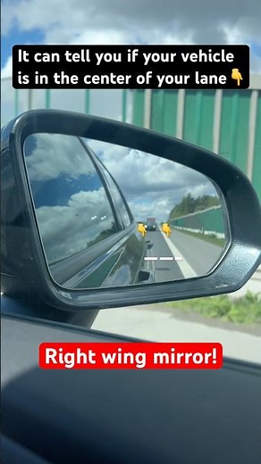 how to stay centered in your lane when driving