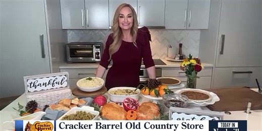 Thanksgiving Made Easy with Cracker Barrel Old Country Store
