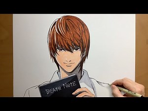 How to draw Light Yagami from Death Note | step by step | Death Note | draw anime | Light Yagami