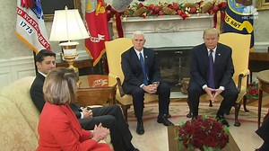 ICYMI: Chuck Schumer and Nancy Pelosi met with President Trump, Vice President Pence, Mitch McConnell, and Paul Ryan to discuss government funding ahead of the Friday deadline. Read more: http://nbcnews.to/2AE6Sgz | NBC News