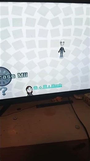 deleting a mii right infrot eteled