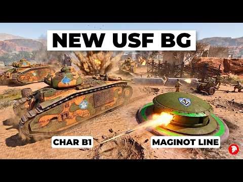 NEW USB BG! (MUST WATCH!) - US Forces - 4vs4 Multiplayer - Company of Heroes 3