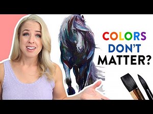 How to Paint Realistic Watercolors Using RAINBOW colors!