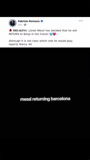 Messi Officially Returning to Barcelona: Latest Updates